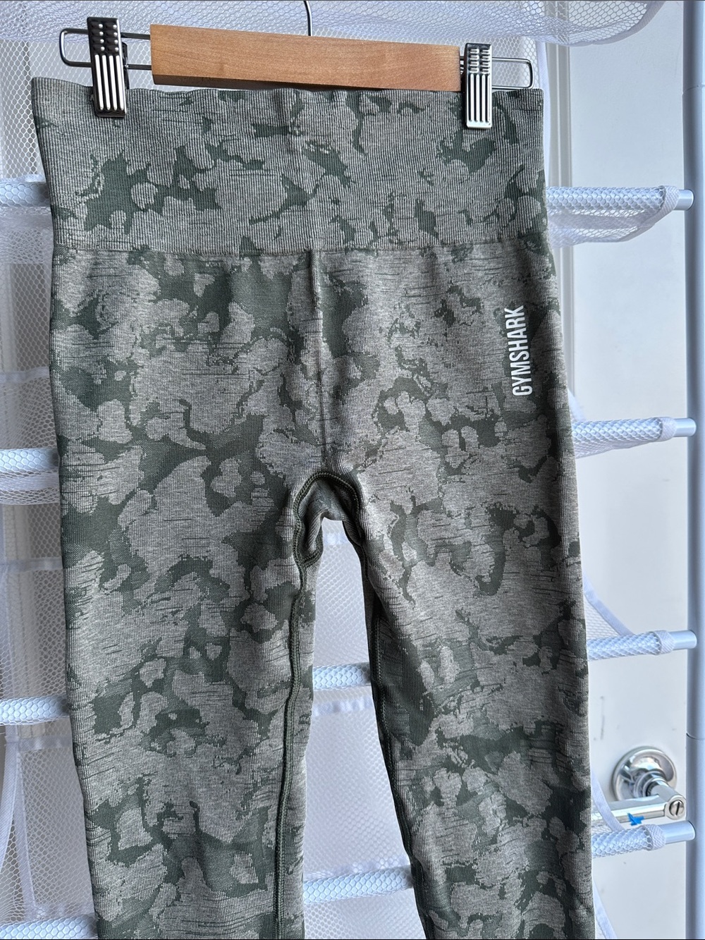Gymshark Camo Leggings scrunch butt